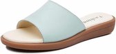 Eenvoudig en mode antislip slijtvaste sandalen pantoffels voor dames (kleur: blauw maat: 37)