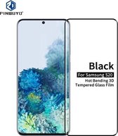 Voor Galaxy S20 PINWUYO 9H 3D Hot Bending Tempered Glass Film (Zwart)
