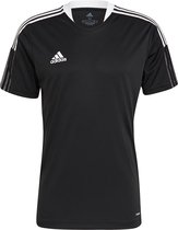 adidas - Tiro 21 Training Jersey - Voetbalshirt - S - Zwart