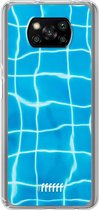 6F hoesje - geschikt voor Xiaomi Poco X3 Pro -  Transparant TPU Case - Blue Pool #ffffff