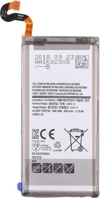 Kansen woede zin Originele Demontage Li-ion Batterij EB-BG950ABA voor Samsung Galaxy S8 |  bol.com
