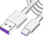 5A USB naar USB-C / Type-C Mobiele telefoon Tablet-pc Universele supersnelle oplaadgegevenskabel, lengte: 2m