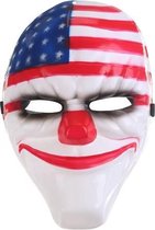 Halloween-masker PVC Halloween-festivalfeest Amerikaanse vlagpatroonmasker