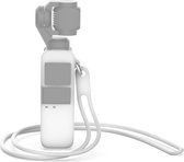 Body siliconen beschermhoes met 38 cm siliconen nekband voor DJI OSMO Pocket (transparant)