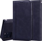 Voor iPhone 11 Pro Max Frosted Business Magnetische Horizontale Flip PU lederen tas met houder & kaartsleuf & lanyard (zwart)