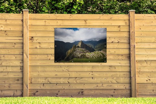 Affiche de jardin - Toile de jardin - Posters de jardin extérieur - Machu Picchu - 120x80 cm - Jardin