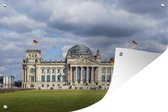 Muurdecoratie Reichstag - Berlijn - Duitsland - 180x120 cm - Tuinposter - Tuindoek - Buitenposter