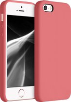 kwmobile telefoonhoesje voor Apple iPhone SE (1.Gen 2016) / 5 / 5S - Hoesje met siliconen coating - Smartphone case in dolce vita