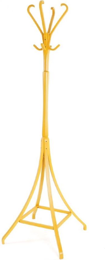 Fameg Fara houten staande kapstok geel - 182 cm