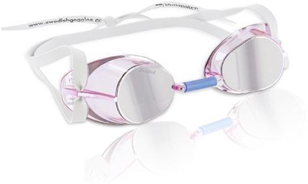 Malmsten Zwembril - Jewel Collection - Unisex - Wit/roze - One-size