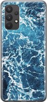 Leuke Telefoonhoesjes - Hoesje geschikt voor Samsung Galaxy A32 4G - Oceaan - Soft case - TPU - Natuur - Blauw
