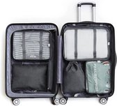 Clever travel  Packing cubes koffer 6 stuks   - Grijs - Sorteervakken