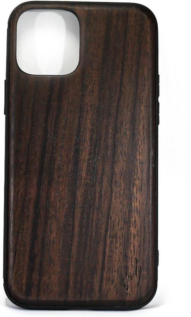 Hoentjen Creatie, Houten TPU case - iPhone 12 pro Padouk