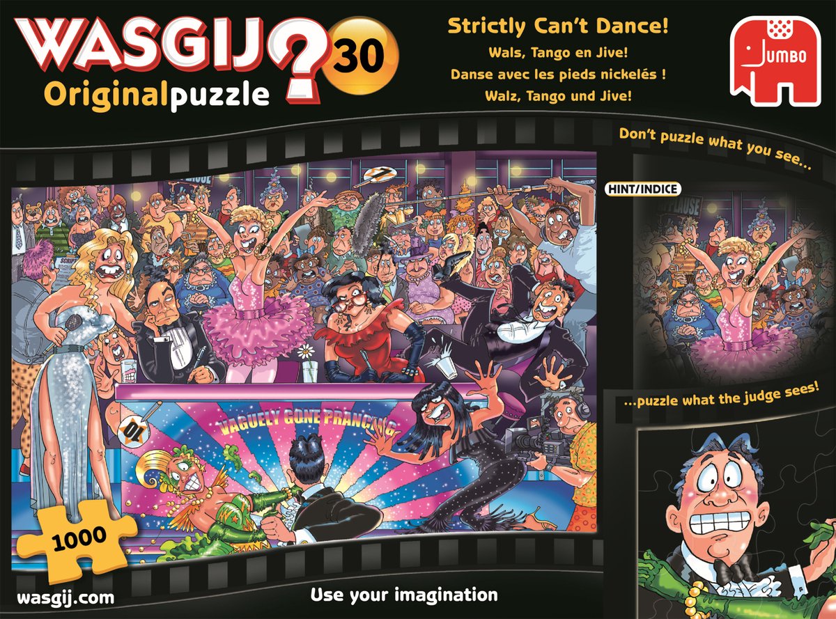 Wasgij Original 30 Wals, Tango en Jive! puzzel - 1000 Stukjes — afbeelding 7