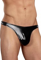 Male Power Liquid Onyx Thong Classic Thong M - zwart