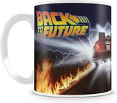 Back To The Future Mok/beker DeLorean Fire Track Multicolours