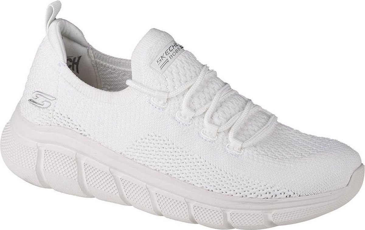 Skechers Bobs Sport B Flex-Color Connect 117121-WHT Vrouwen Wit Sneakers Sportschoenen