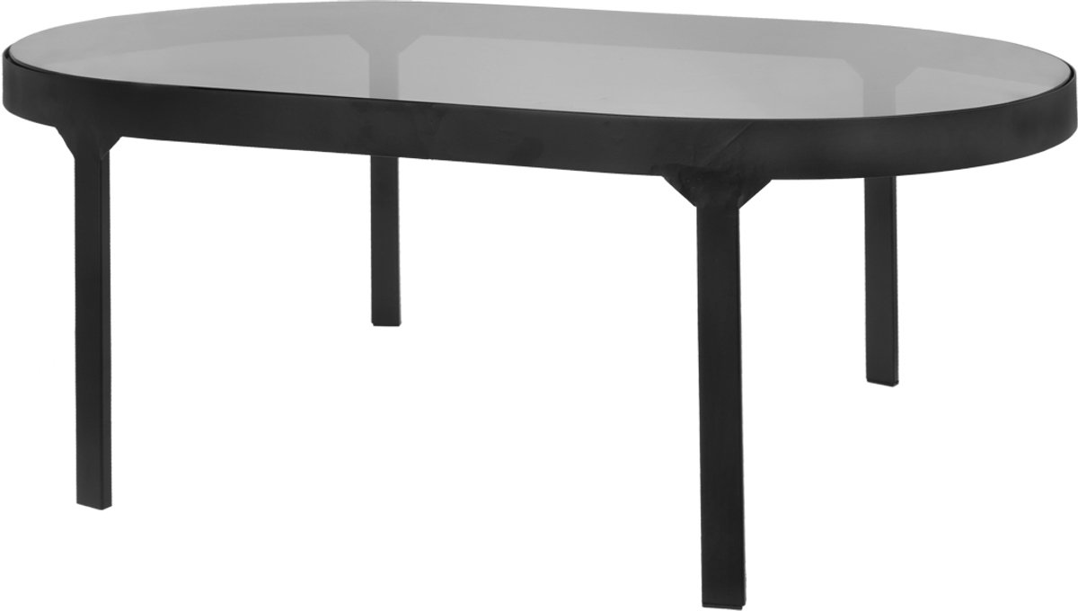 Riverdale - Salontafel Roma zwart 100cm Zwart