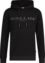 Ballin Amsterdam -  Heren Slim Fit    Hoodie  - Zwart - Maat S