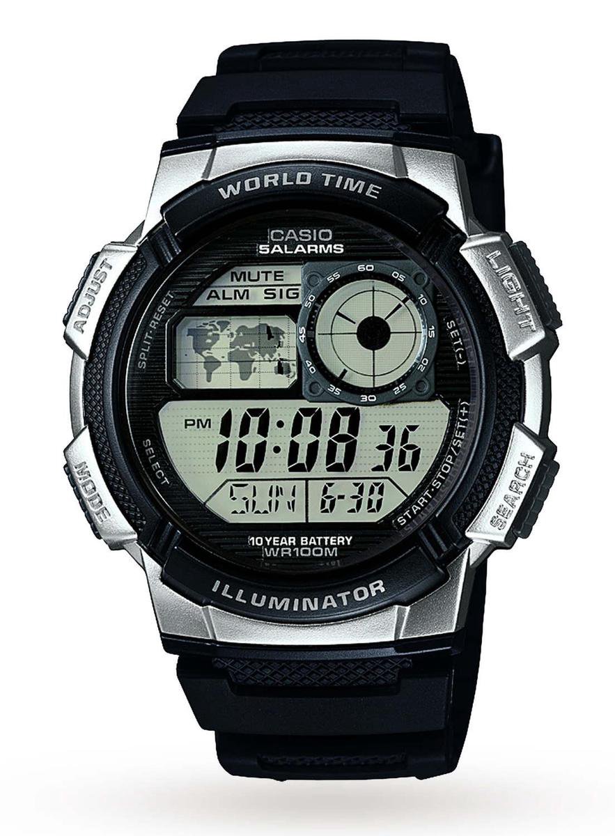 Casio AE-1000W-1A2VEF - Horloge - Kunststof - Zwart - 48.1 mm