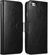 Geschikt voor iPhone 7/8/SE (2/3) Wallet Case Deluxe met uitneembare softcase, business hoesje in luxe uitvoering