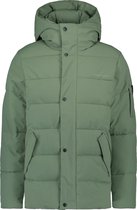 Purewhite -  Heren Regular Fit Puffer  Jas  - Groen - Maat S