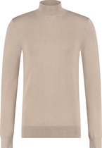 Purewhite -  Heren Regular Fit  Essential Trui  - Bruin - Maat XL