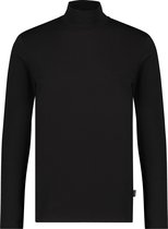 Purewhite -  Heren Regular Fit   T-shirt  - Zwart - Maat XL