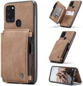 Caseme - Samsung Galaxy A21s - Back Cover Wallet hoesje - Bruin