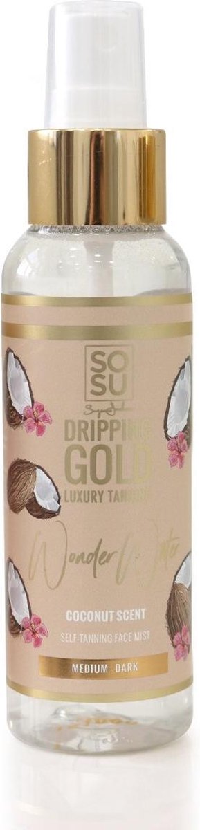 SOSU Dripping Gold Luxury Tanning Wonder Water Coconut Medium-Dark
