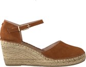 Fred de la Bretoniere 153010213 Espadrilles - Met Sleehak - Dames - Cognac - Maat 40