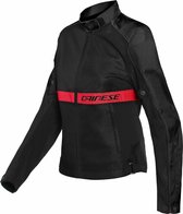 Dainese Ribelle Air Lady Tex Black Lava Red Motorcycle Jacket 40