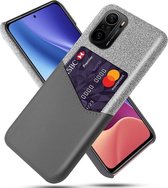 Xiaomi Poco F3 / Mi 11i Hoesje met Kaartsleuf Back Cover Grijs