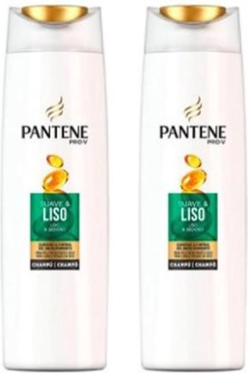 Pantene Pro V Smooth And Sleek Shampoo 2x360ml