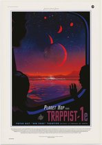 Planet Hop from Trappist (Visions of the Future), NASA/JPL - Foto op Posterpapier - 29.7 x 42 cm (A3)