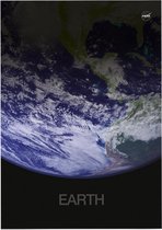 Wereldglobe Noord-Amerika close-up, NASA Science - Foto op Posterpapier - 29.7 x 42 cm (A3)
