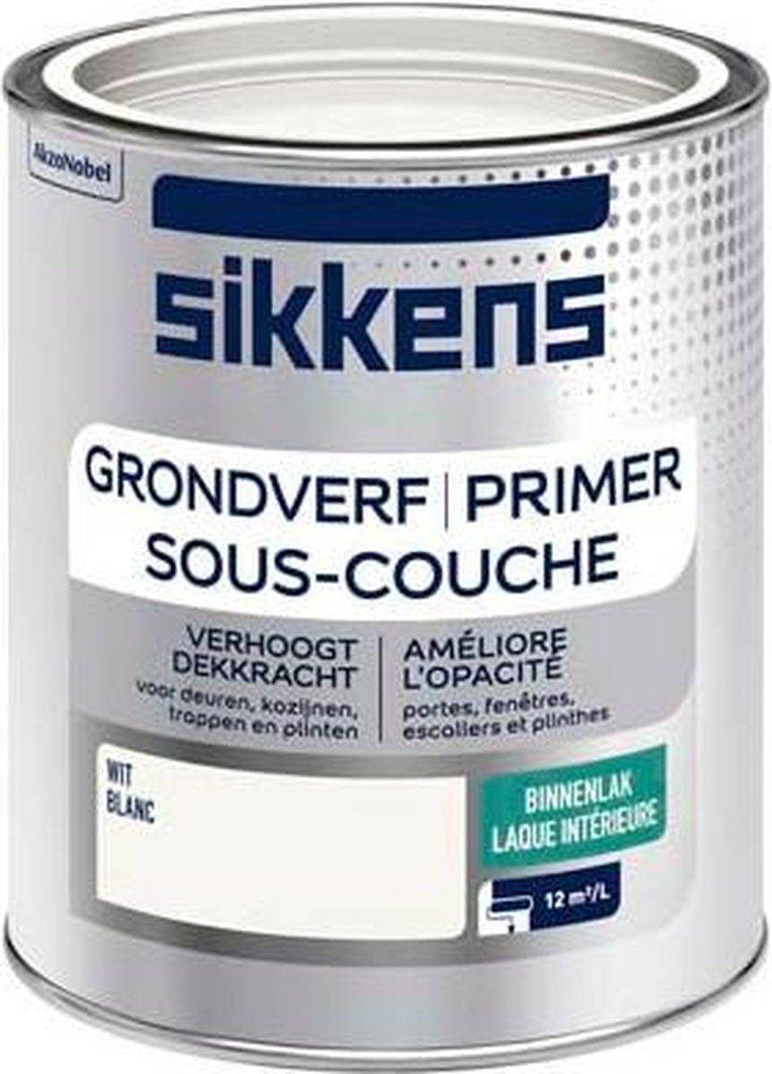 Sikkens - Binnenlak Grondverf - White - 2,5 L – foto 4