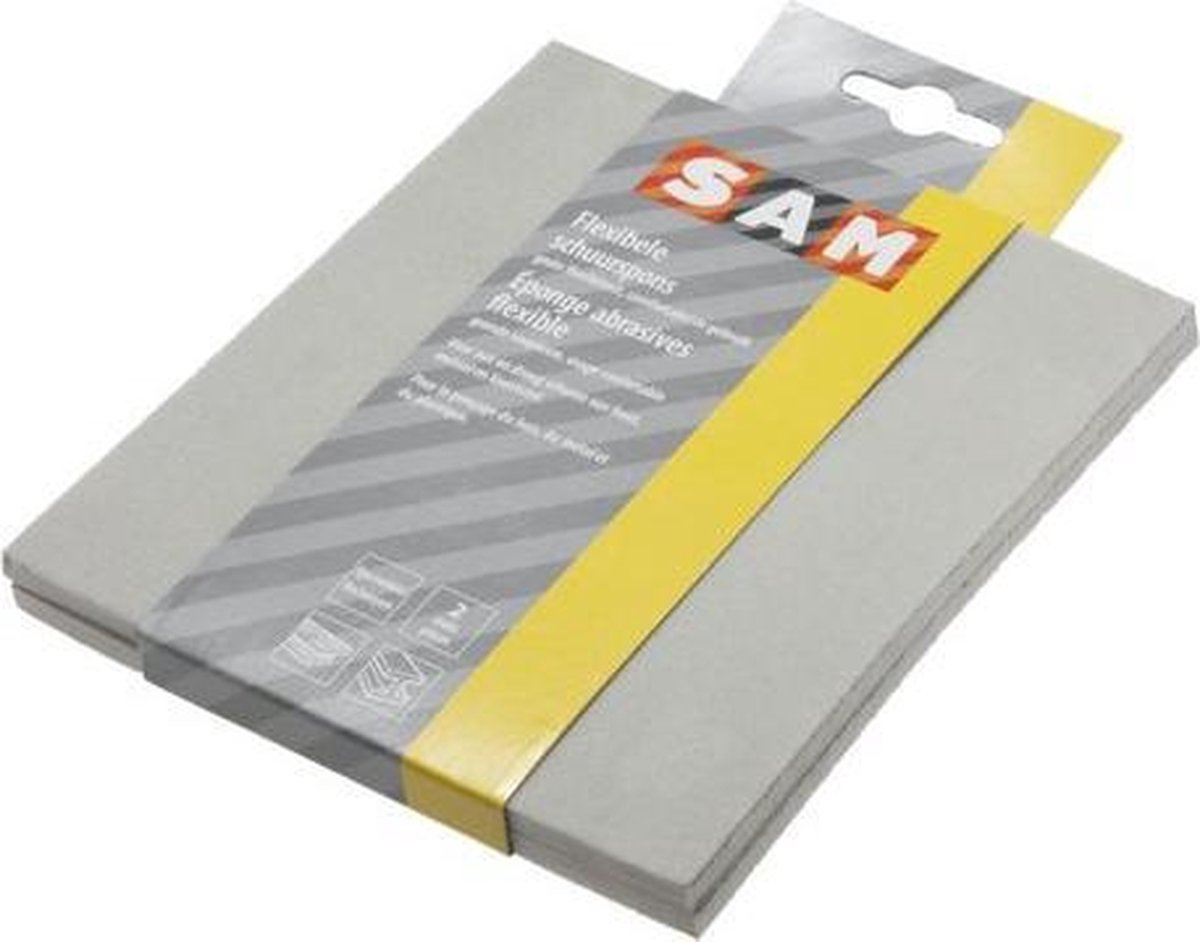 SAM schuurpads flexibel fijn/middel - 2 stuks