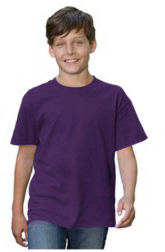 Fruit Of The Loom Original T-shirt à manches courtes pour enfants / enfants (violet)