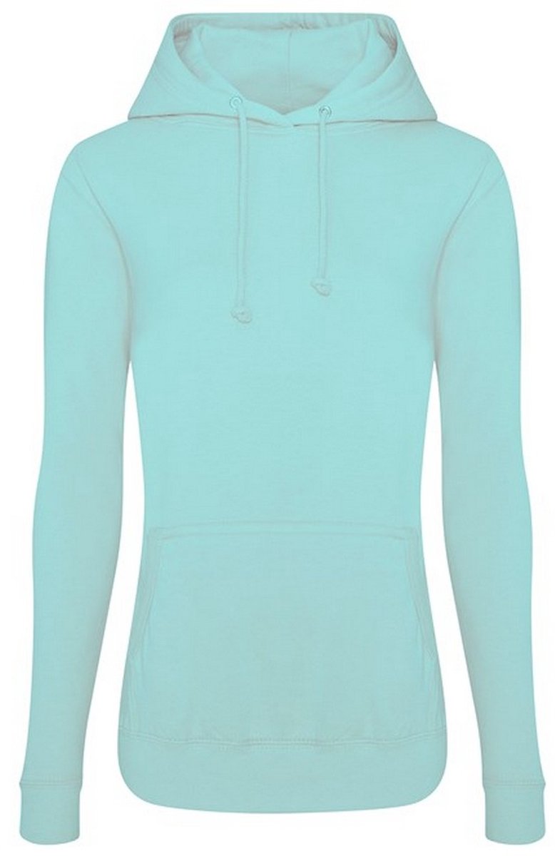 Awdis Gewoon Hoods Vrouwen/dames Girlie College Pullover Hoodie (Pepermunt)
