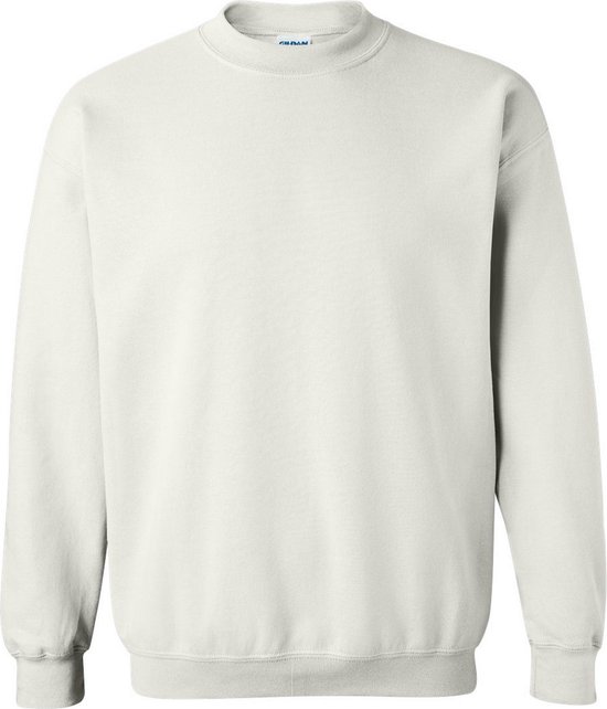 Gildan Zware Blend Unisex Adult Crewneck Sweatshirt voor volwassenen (Wit)
