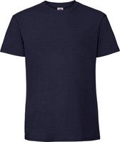 Fruit Of The Loom Mens Ringgesponnen Premium Tshirt (Marine)