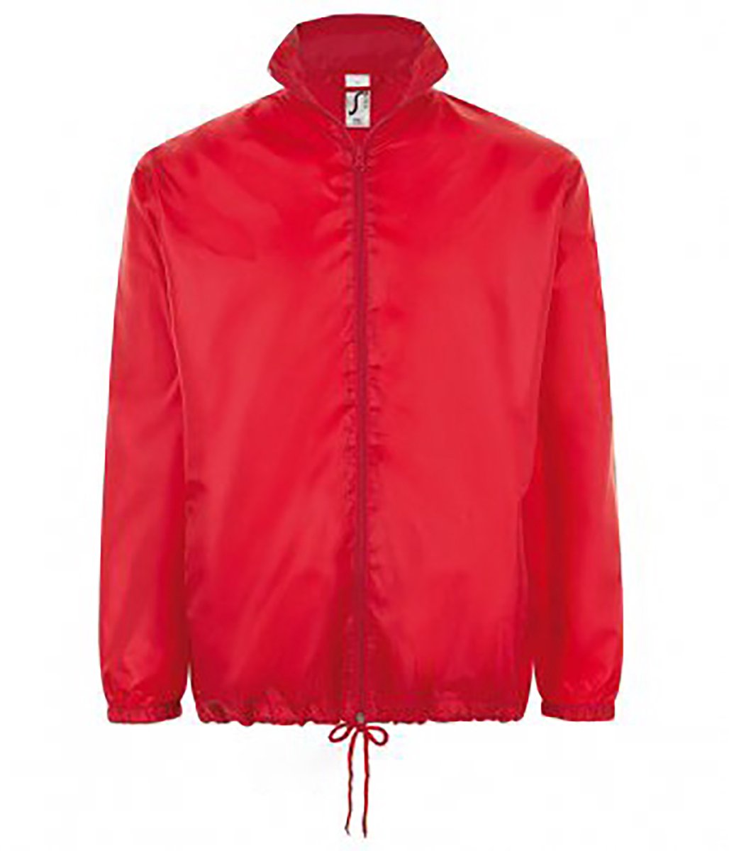 SOLS Unisex Shift Showerproof Windbreaker Jasje Rood
