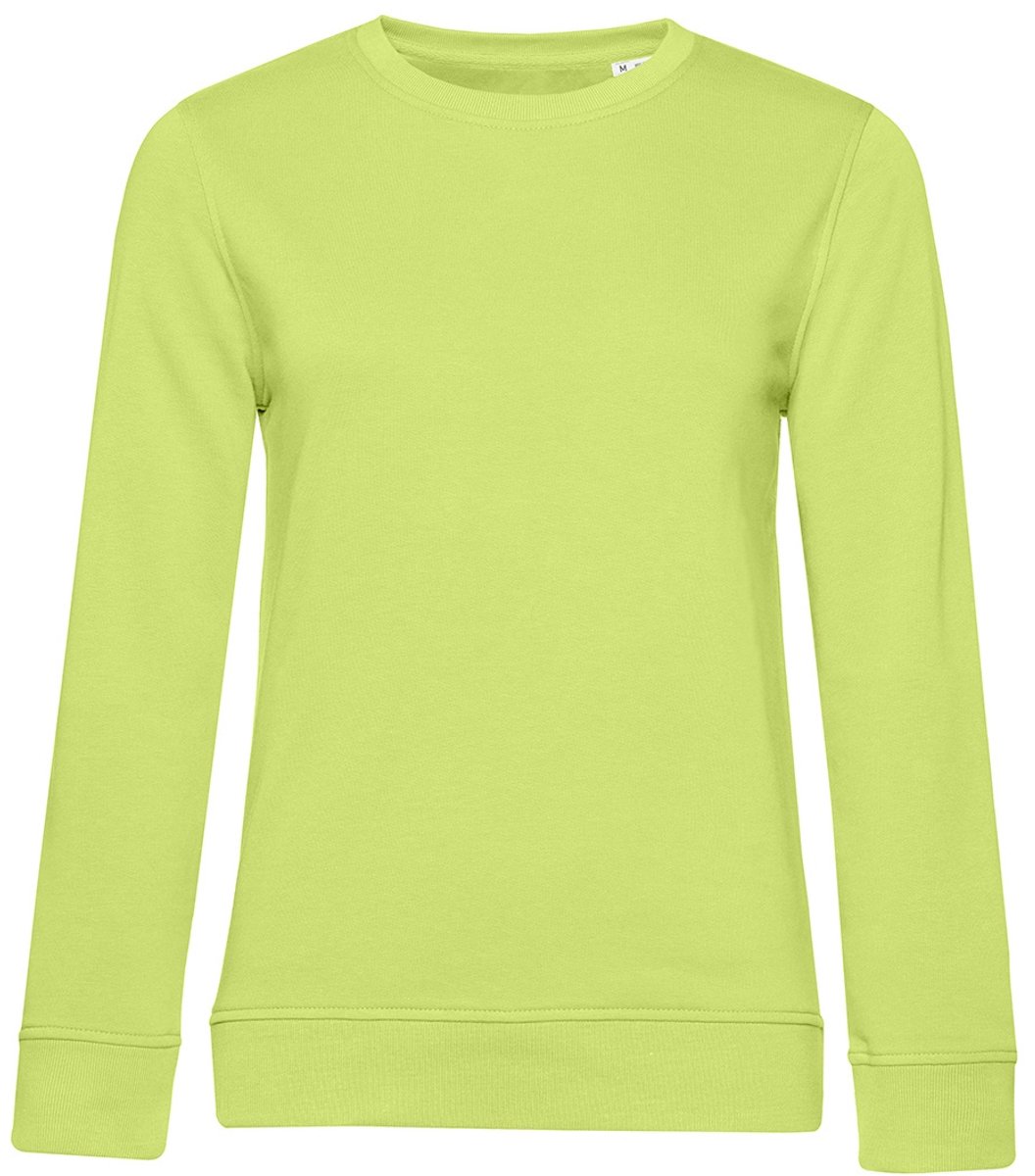 B&C Dames/dames Organic Sweatshirt (Kalk groen)