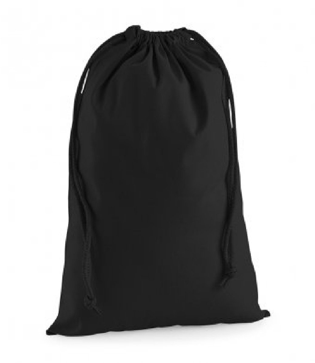 Westford Mill Premium Katoenen Stuff Bag (Zwart)