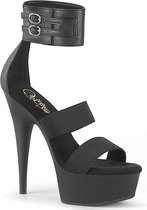 Pleaser Hoge hakken -39 Shoes- DELIGHT-672 US 9 Zwart