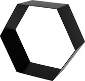 Duraline Schap Hexagon Zwart Metaal 1,5mm 32x28x12cm