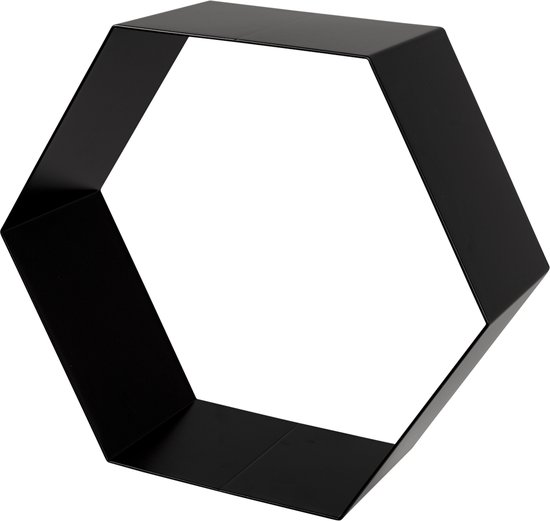 Duraline Hexagone Acier Noir 1,5mm 32x28x12cm