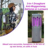 3-in-1 Draagbare Anti-Muggenlamp, Zaklamp en Lantaarn
