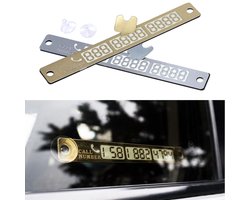 Auto Styling Telefoonnummer Kaart Sticker Tijdelijke Parkeerplaats Card